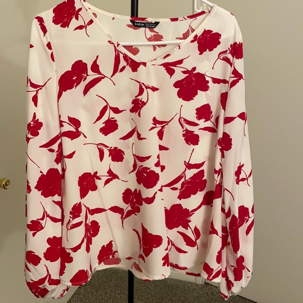 Shein long sleeve blouse
